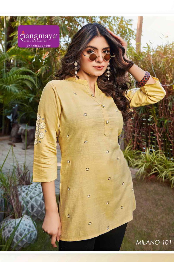 Milano By Rangmaya Bombay Tunic Ladies Top Wholesale Shop In Surat